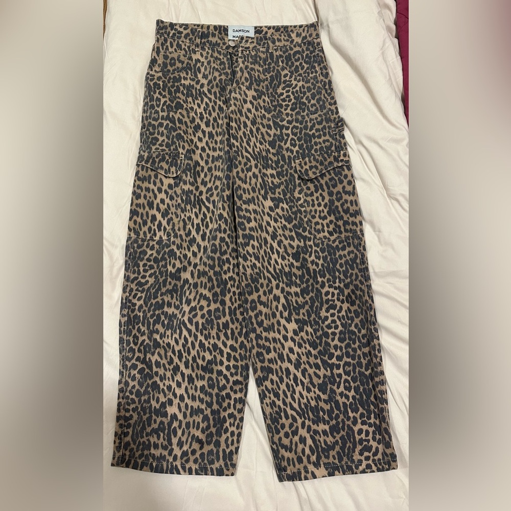 Damson Madder leopard print cargo pants only worn a couple of time